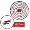EINHELL SMERIGLIATRICE ANGOLARE TE-AG 18/115 Li-SOLO
