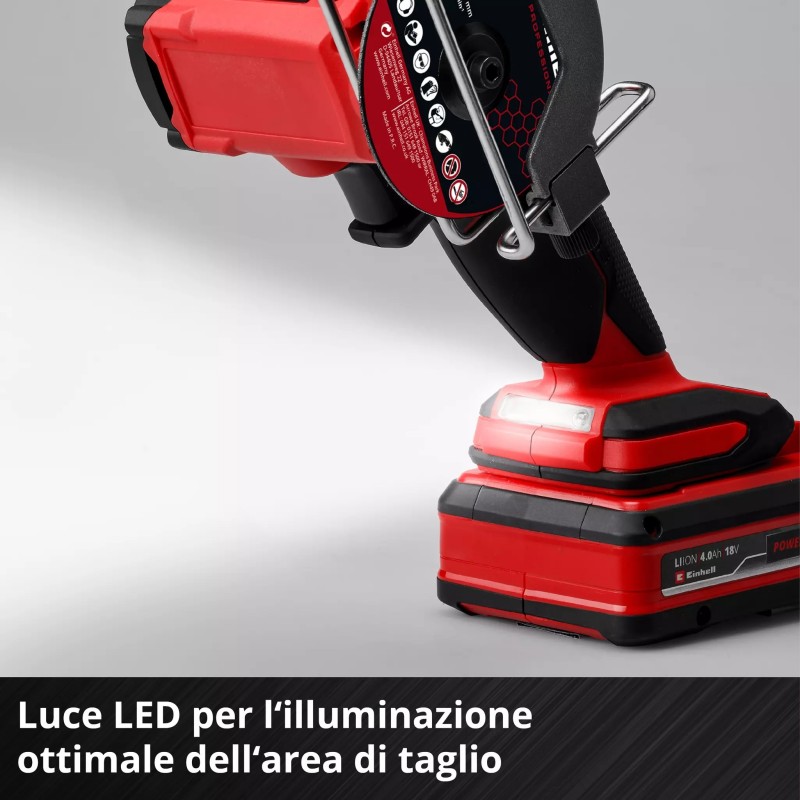 EINHELL SMERIGLIATRICE COMPATTA TP-CO 18/76-C Li BL - Solo