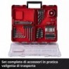 EINHELL TRAPANO A PERCUSSIONE A BATTERIA TE-CD 18/40 Li-i +64 (1x2