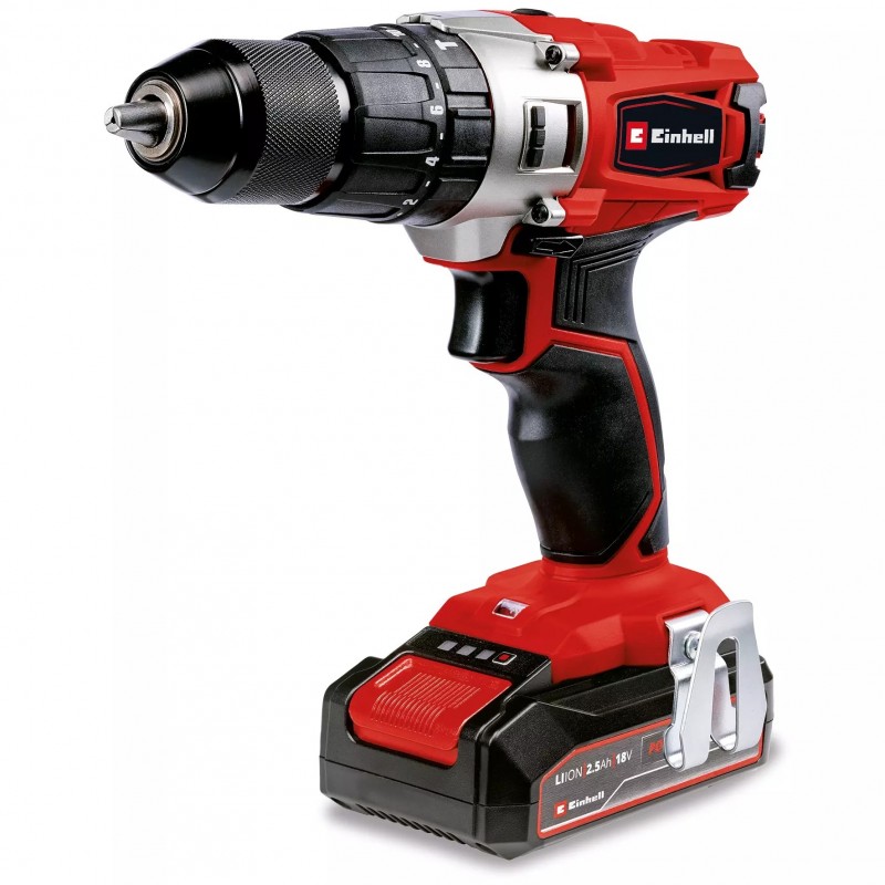 EINHELL TRAPANO A PERCUSSIONE TE-CD 18/2 Li-i +22 (1x2