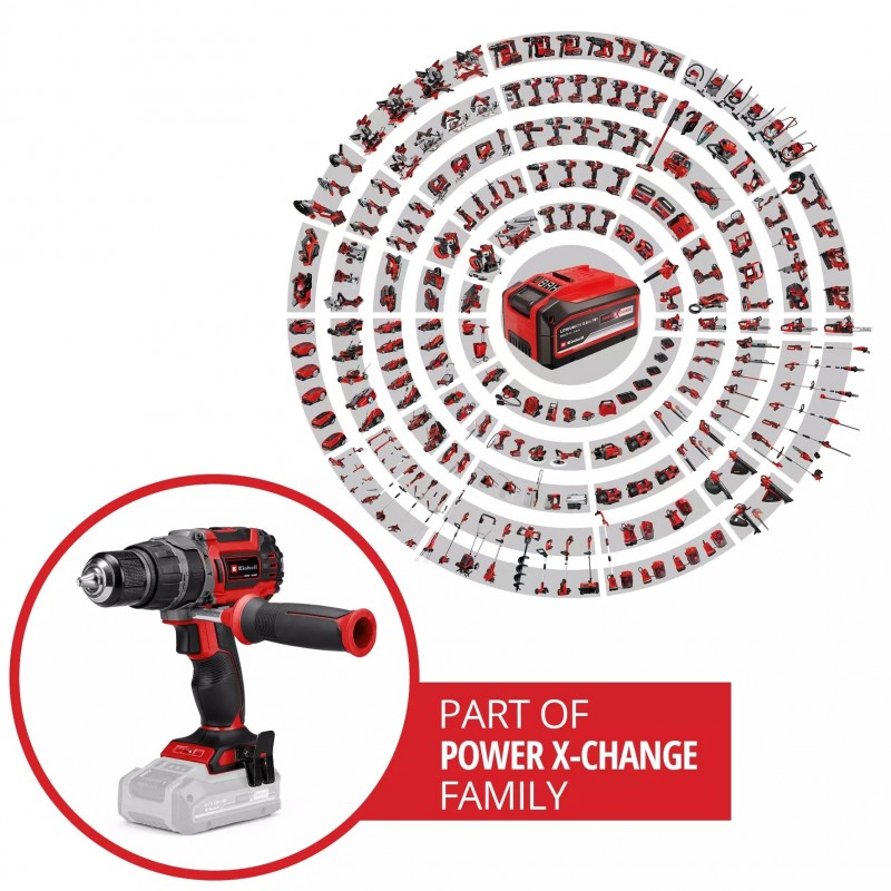 EINHELL TRAPANO A PERCUSSIONE TP-CD 18/60 Li-i BL Solo