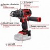 EINHELL TRAPANO A PERCUSSIONE TP-CD 18/60 Li-i BL Solo