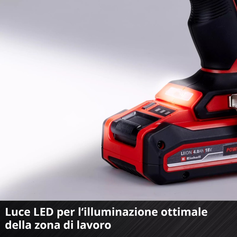 EINHELL TRAPANO A PERCUSSIONE TP-CD 18/60 Li-i BL Solo