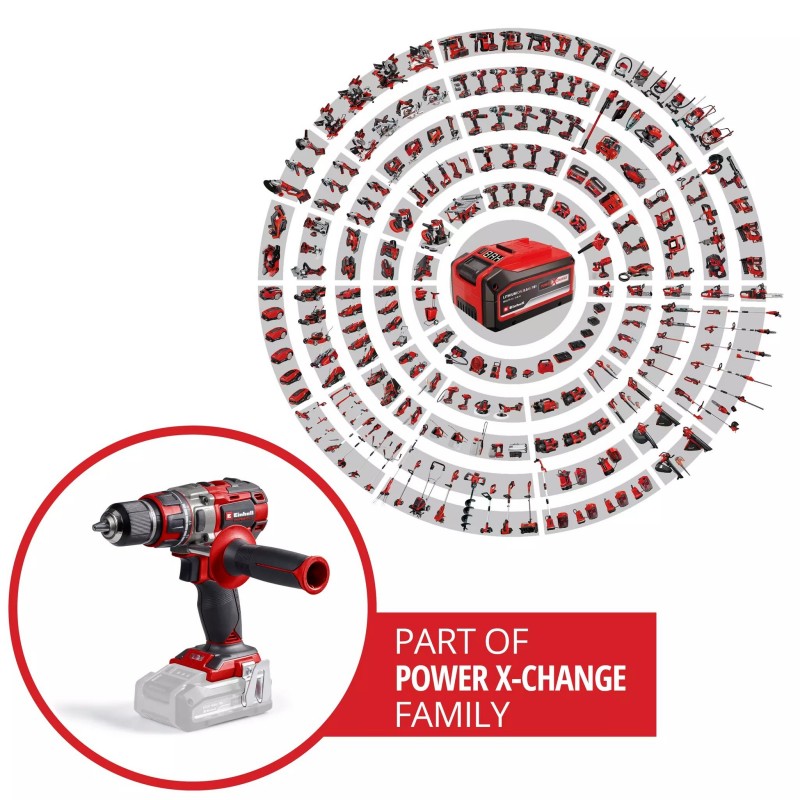 EINHELL TRAPANO A PERCUSSIONE TP-CD 18/80 Li BL-Solo