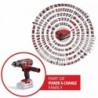 EINHELL TRAPANO A PERCUSSIONE TP-CD 18/80 Li BL-Solo