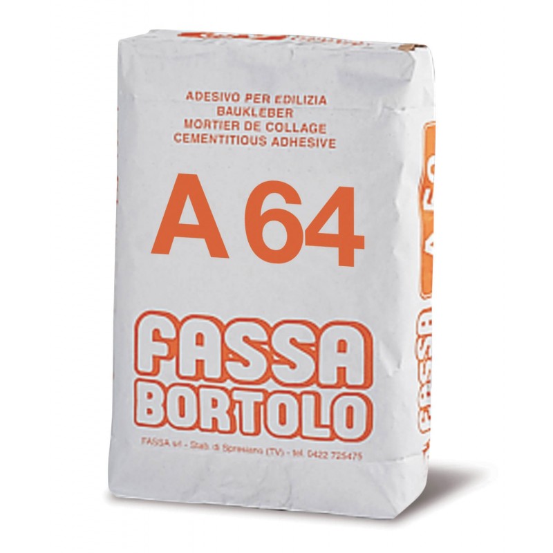 Rasante Fassa A64 a base di calce e cemento bianco (Sacco da 25 Kg) Fassa Bortolo - 1