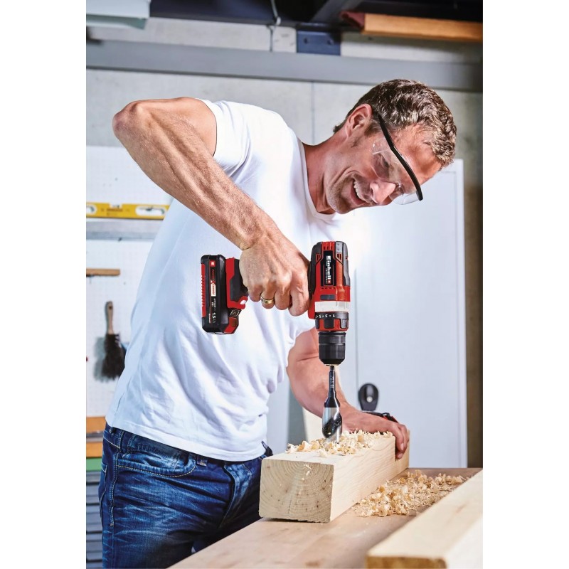 EINHELL TRAPANO AVVITATORE A BATTERIA TE-CD 18/40 Li-Solo