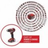 EINHELL TRAPANO AVVITATORE A BATTERIA TP-CD 18/50 Li BL (2x2