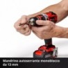 EINHELL TRAPANO AVVITATORE A BATTERIA TP-CD 18/50 Li BL (2x2