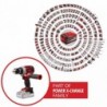 EINHELL TRAPANO AVVITATORE A PERCUSSIONE TP-CD 18/60 Li BL-Solo