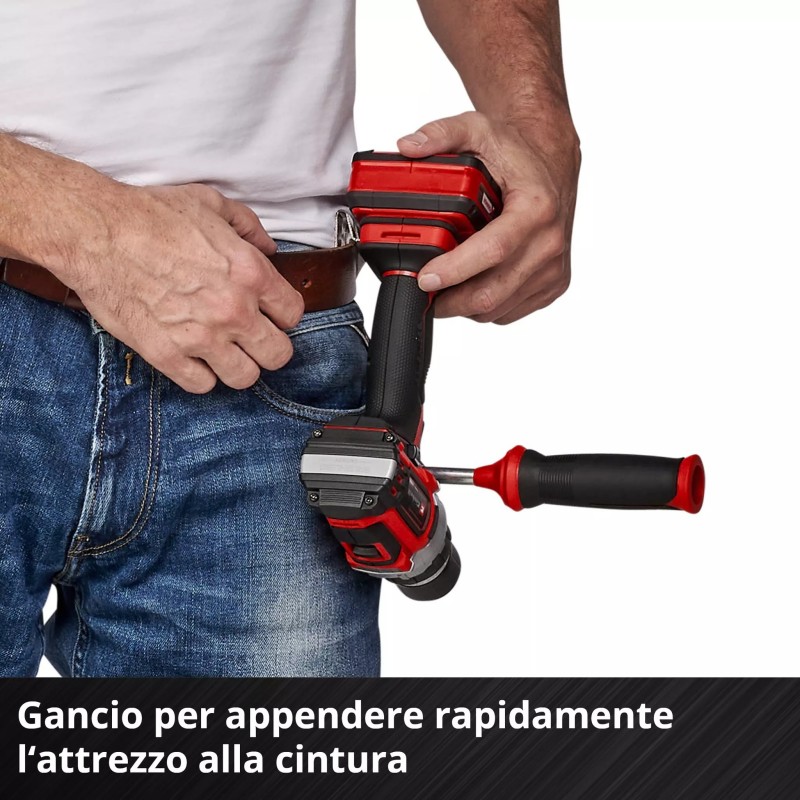 EINHELL TRAPANO AVVITATORE A PERCUSSIONE TP-CD 18/60 Li BL-Solo