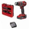 EINHELL TRAPANO AVVITATORE A PERCUSSIONE TP-CD 18/60 Li-i BL (1x2