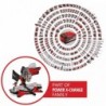 EINHELL TRONCATRICE A BATTERIA TE-MS 18/210 Li-Solo