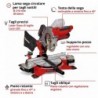 EINHELL TRONCATRICE A BATTERIA TE-MS 18/210 Li-Solo