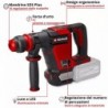 EINHELL MARTELLO DEMOLITORE A BATTERIA TP-DH 18/4 Li BL-Solo