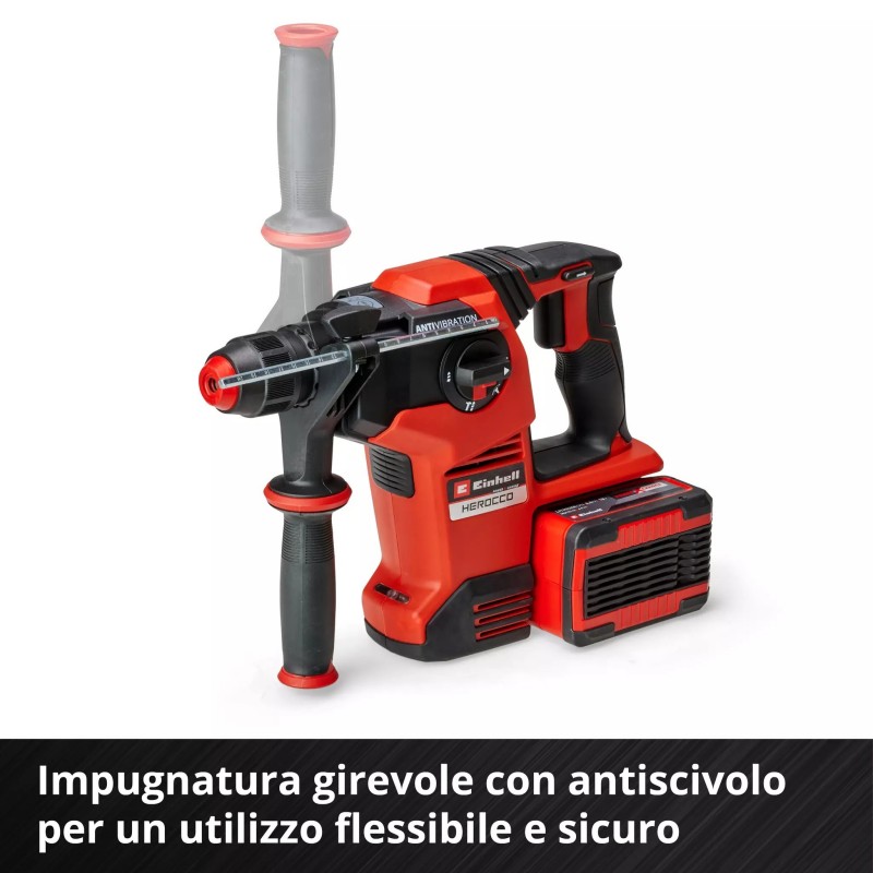 EINHELL MARTELLO TASSELLATORE A BATTERIA HEROCCO 36/28 - SOLO