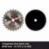 EINHELL MINI SEGA CIRCOLARE A BATTERIA TE-CS 18/89 Li - Solo