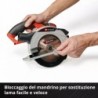 EINHELL SEGA CIRCOLARE A BATTERIA TE-CS 18/165-1 Li - Solo