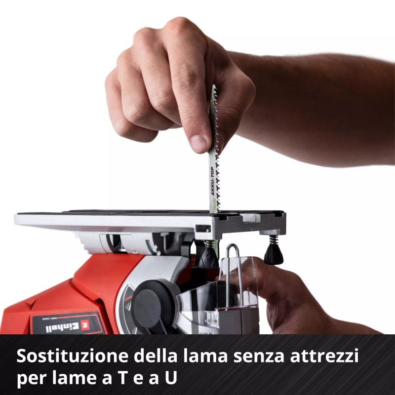 EINHELL SEGHETTO ALTERNATIVO A BATTERIA TE-JS 18/80 Li-Solo