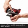 EINHELL SEGHETTO ALTERNATIVO T-STYLE A BATTERIA TP-JST 18/135 Li BL - Solo