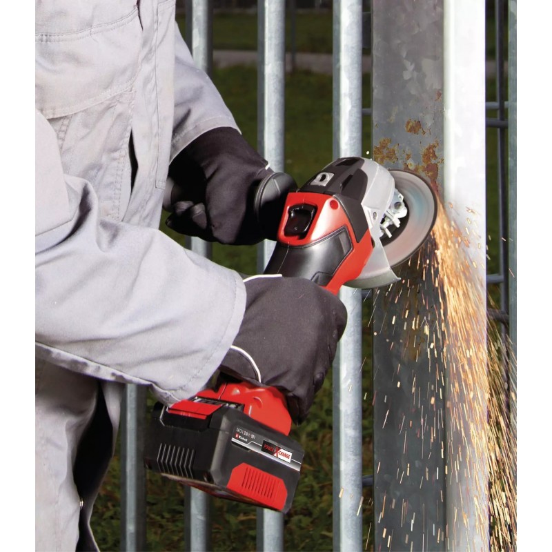 EINHELL SMERIGLIATRICE ANGOLARE A BATTERIA TC-AG 18/115 Li (1x4