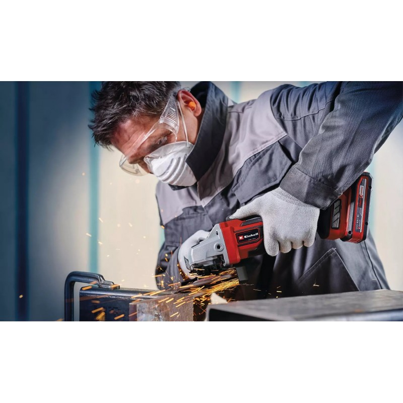 EINHELL SMERIGLIATRICE ANGOLARE A BATTERIA TP-AG 18/125 CE Q Li - Solo