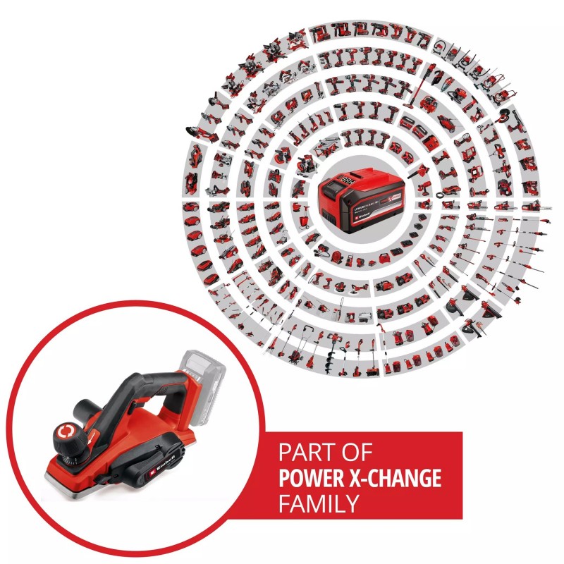 EINHELL PIALLA A BATTERIA TE-PL 18/82 Li - Solo