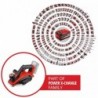 EINHELL PIALLA A BATTERIA TE-PL 18/82 Li - Solo