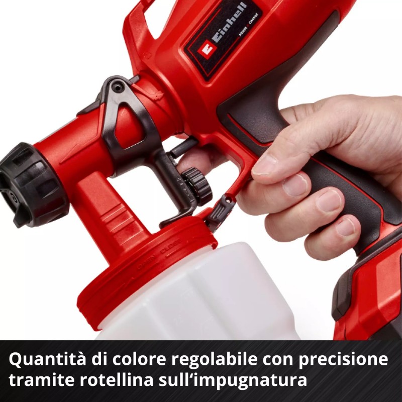 EINHELL PISTOLA A SPRUZZO TC-SY 18/60 Li-Solo