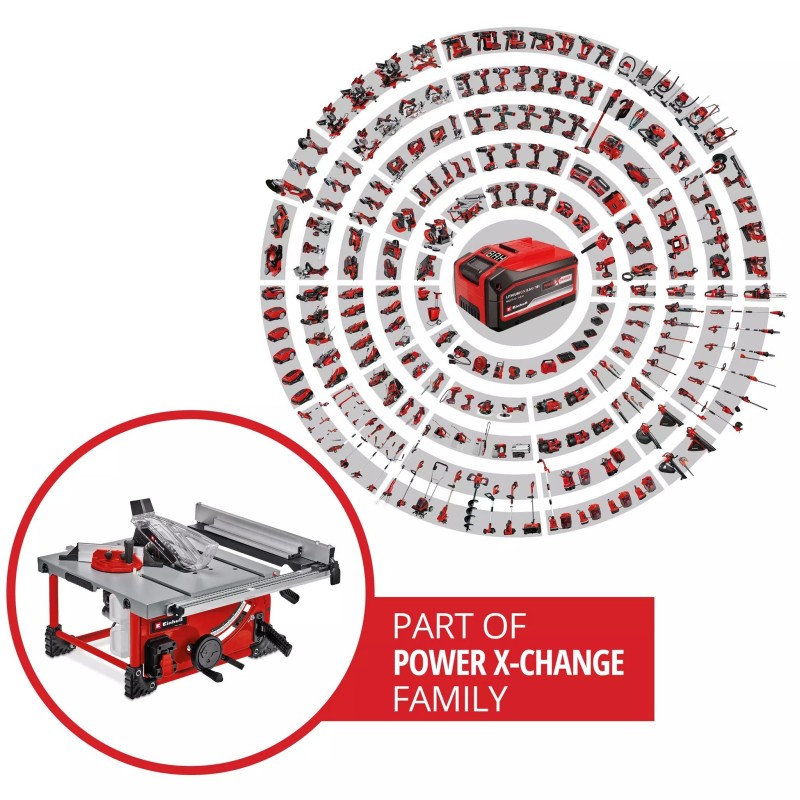 EINHELL SEGA CIRCOLARE DA BANCO A BATTERIA TE-TS 36/210 Li - Solo