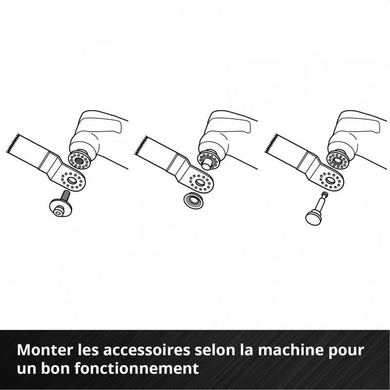 EINHELL SET ACCESSORI MULTIFUNZIONE LEGNO METALLO PIASTRELLE 6 PEZZI