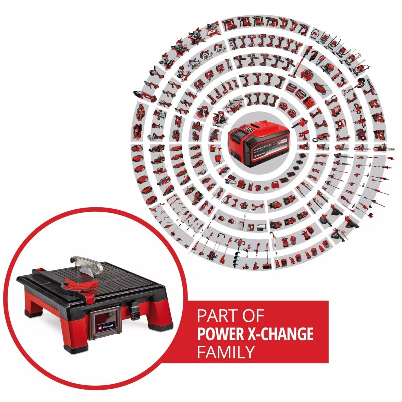 EINHELL TAGLIAPIASTRELLE A BATTERIA TE-TC 18/115 Li-Solo