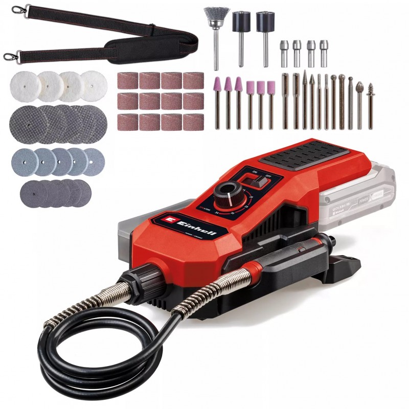 EINHELL UTENSILE DI RETTIFICA E INCISIONE A BATTERIA TE-MT 18/34 Li-Solo