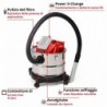 EINHELL ASPIRACENERE TE-AV 18/15 Li C-Solo