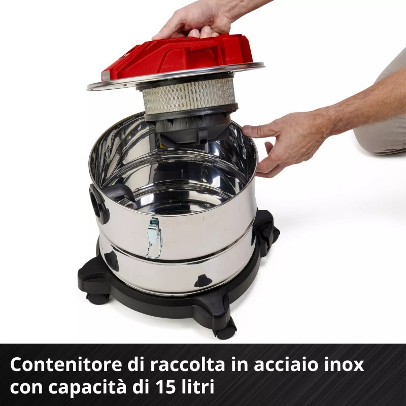 EINHELL ASPIRACENERE TE-AV 18/15 Li C-Solo