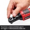 EINHELL AVVITATORE A CRICCHETTO A BATTERIA TE-RW 18/60 Li-Solo