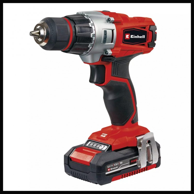 EINHELL KIT UTENSILI A BATTERIA TE-TK 18/1 Li Kit (CD+CI)