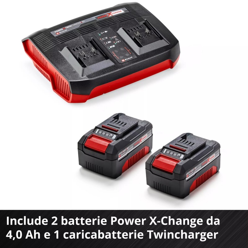 EINHELL RASAERBA A BATTERIA RASARRO 36/40 (2x4.0Ah)