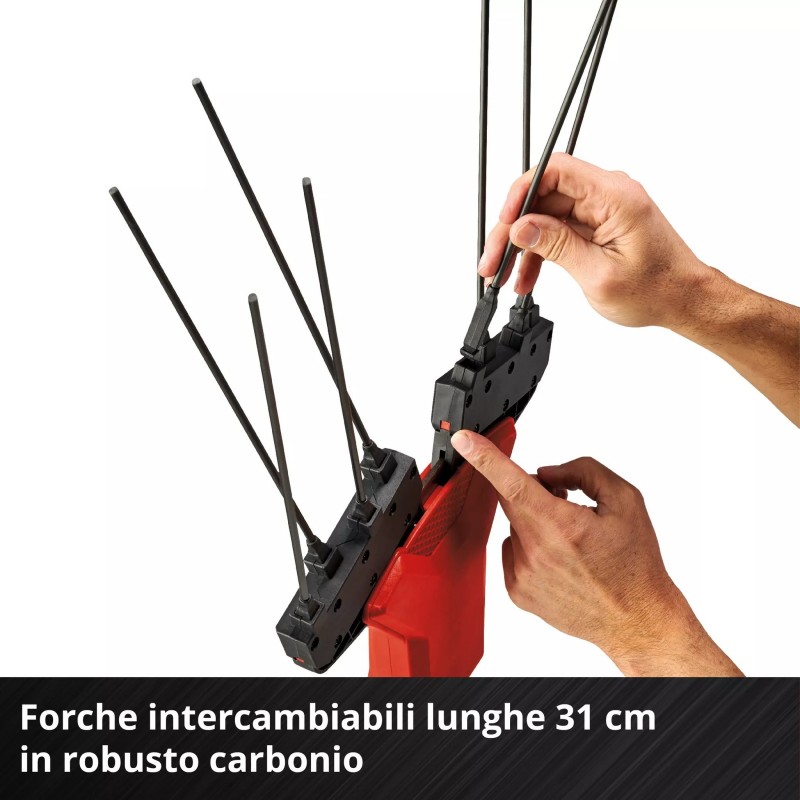 EINHELL SCUOTITORE A BATTERIA PER OLIVE/FRUTTA GE-FS 18/53 Li-Solo