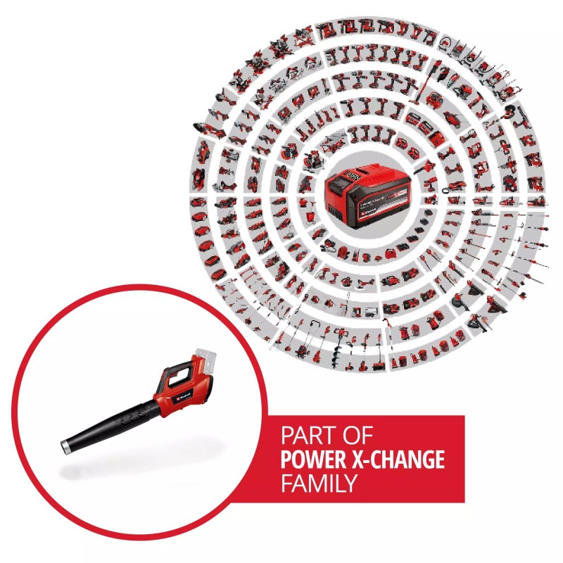 EINHELL SOFFIATORE A BATTERIA GP-LB 36/210 Li E - Solo