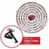 EINHELL SOFFIATORE E ASPIRATORE PER FOGLIE GE-CL 36/230 Li E-Solo