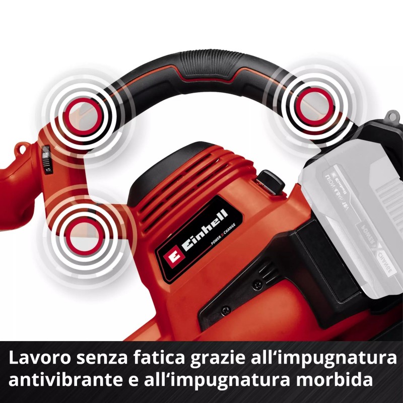 EINHELL SOFFIATORE E ASPIRATORE PER FOGLIE GE-CL 36/230 Li E-Solo