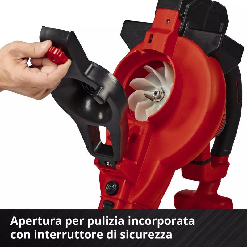 EINHELL SOFFIATORE E ASPIRATORE PER FOGLIE GE-CL 36/230 Li E-Solo