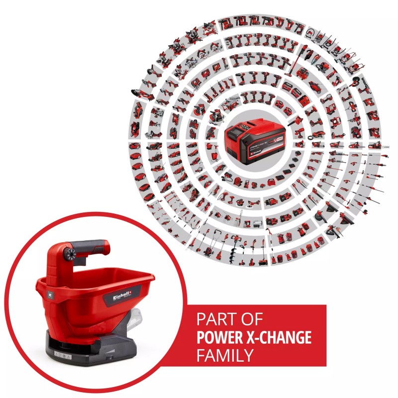EINHELL SPARGITORE UNIVERSALE A BATTERIA GE-US 18 Li-Solo