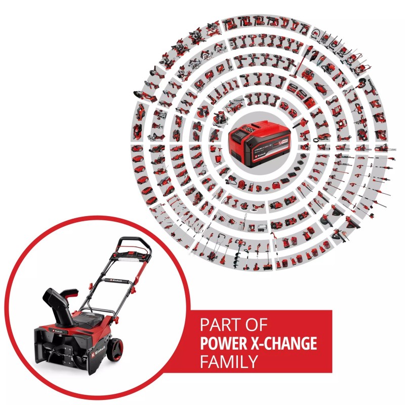 EINHELL SPAZZANEVE A BATTERIA GP-ST 36/53 Li E BL-Solo