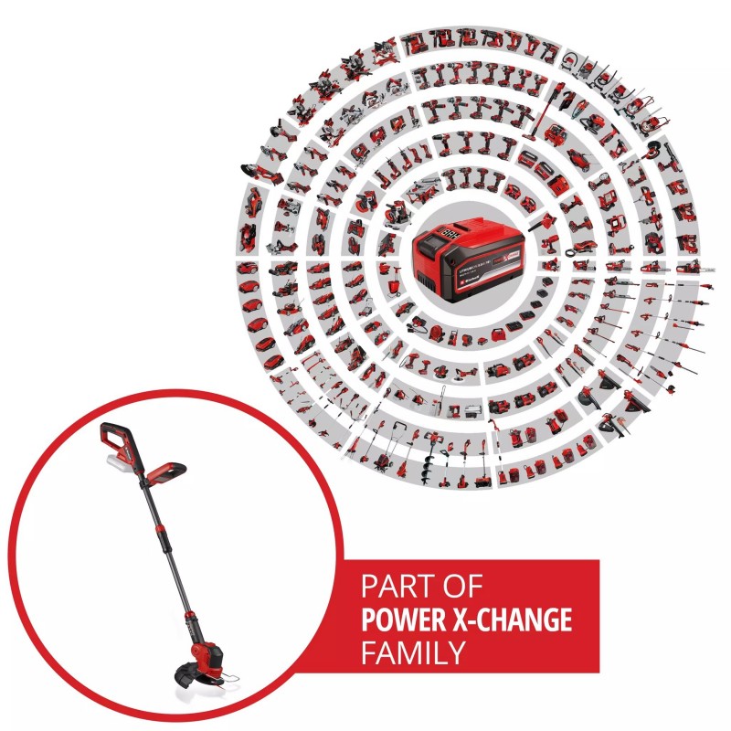 EINHELL TAGLIABORDI A BATTERIA GE-CT 18/25 Li-Solo