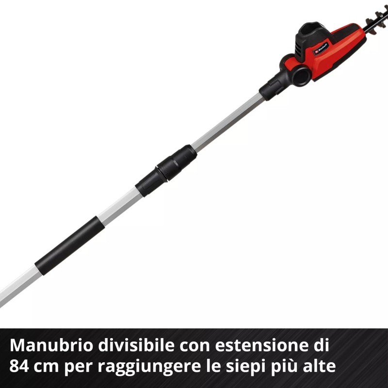 EINHELL TAGLIASIEPI TELESCOPICO A BATTERIA GC-HH 18/45 Li T-Solo