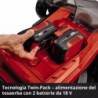 EINHELL TOSAERBA A BATTERIA GE-CM 36/43 Li M-Solo