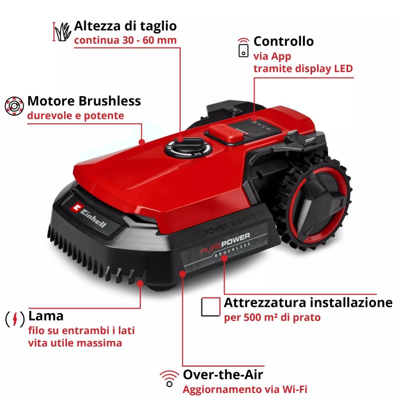 EINHELL TOSAERBA ROBOTIZZATO FREELEXO 500