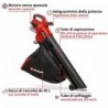 EINHELL ASPIRAFOGLIE E SOFFIATORE VENTURRO 18/210